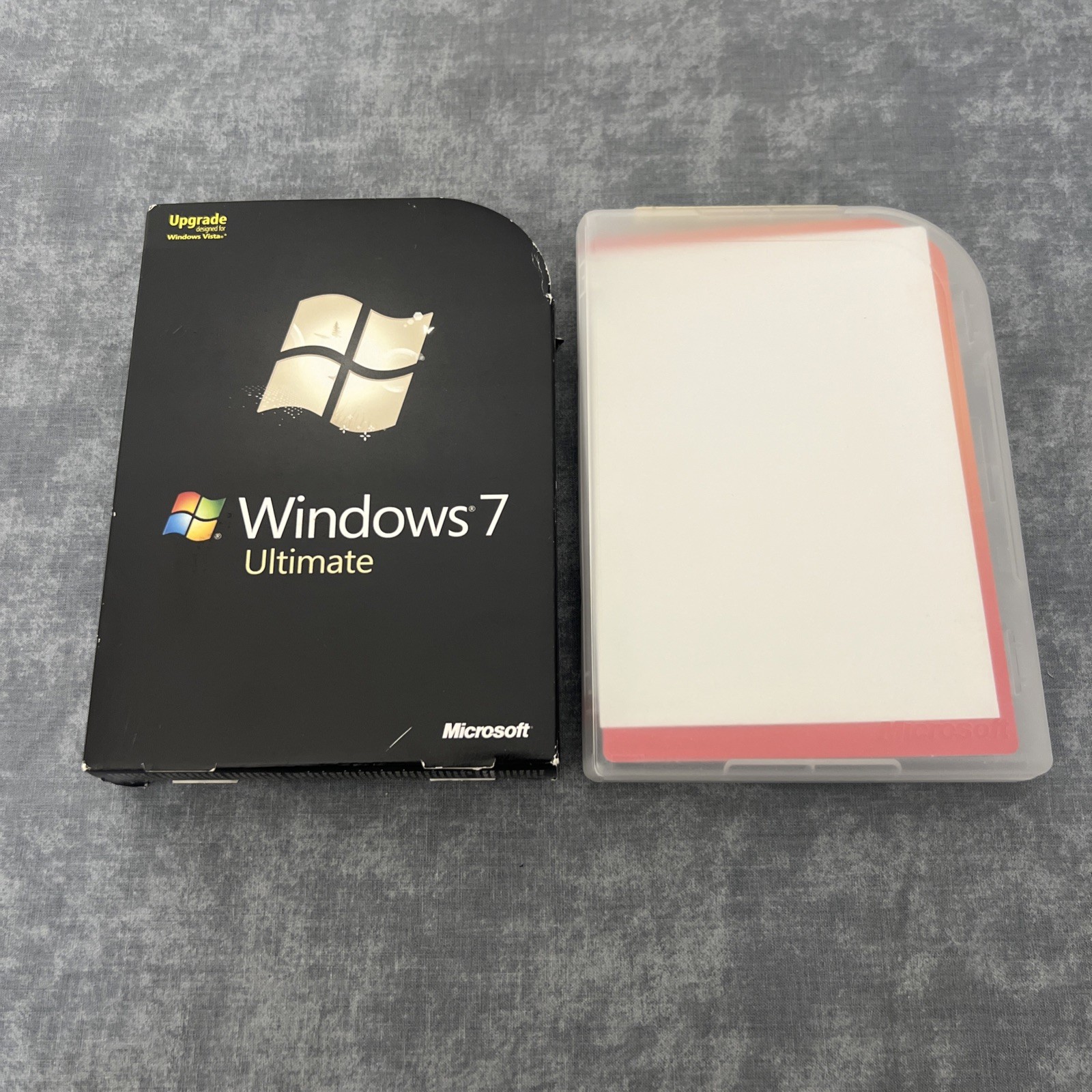 Microsoft Windows 7 Ultimate Upgrade 32/64 DVD with Key in Retail Box