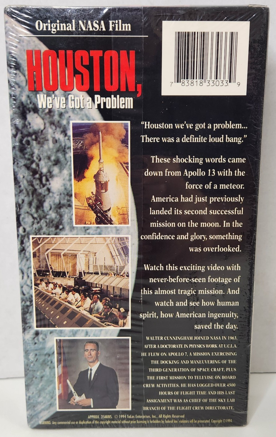 Houston, We've Got a Problem! Apollo 13 VHS *New* 1994