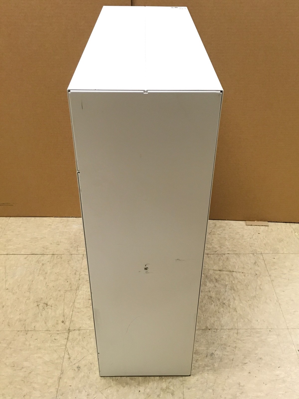 Extron MLM-WB+ White Lockable Metal Wall Box – 4U Rack AV Cabinet Flip-Down