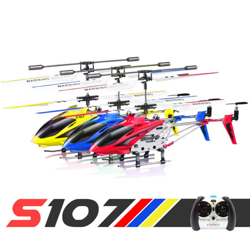 Syma RC Helicopter S107G 3.5CH Alloy Remote Control Gyro Toys Kids Gift for Kids