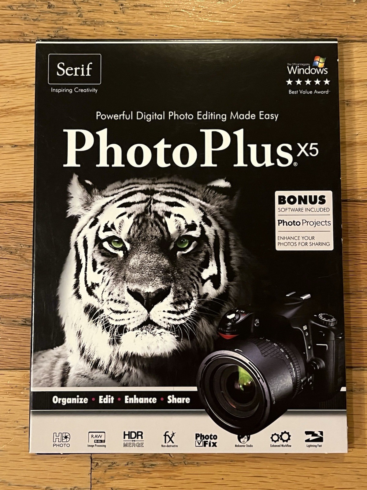 Photo Plus X5 Photo Editing Software Windows 2 Discs 2011