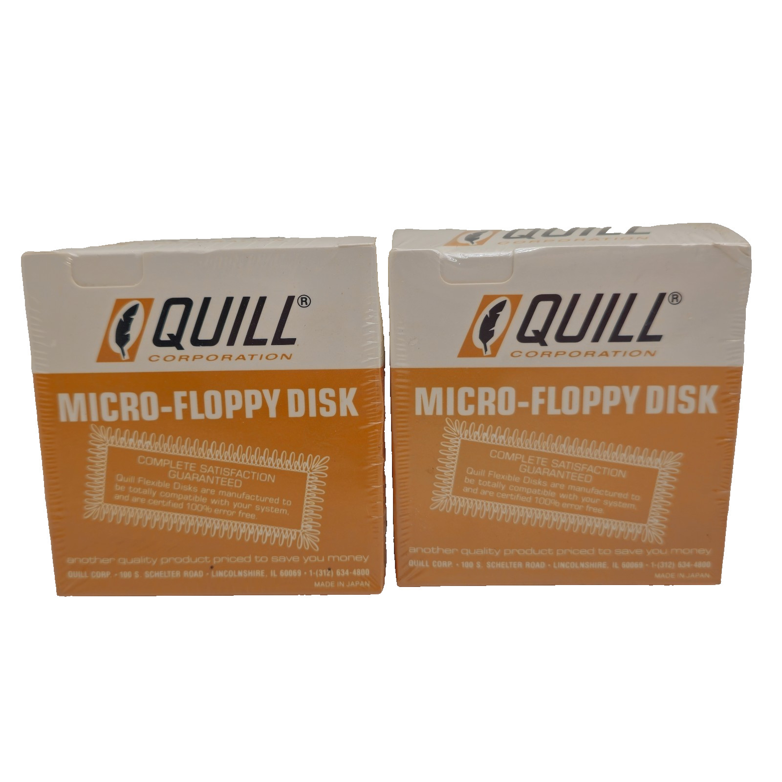 Quill Micro-Floppy Disks 3.5" 2HD Re-Order 7-10314 Lot of 20 Vintage NOS