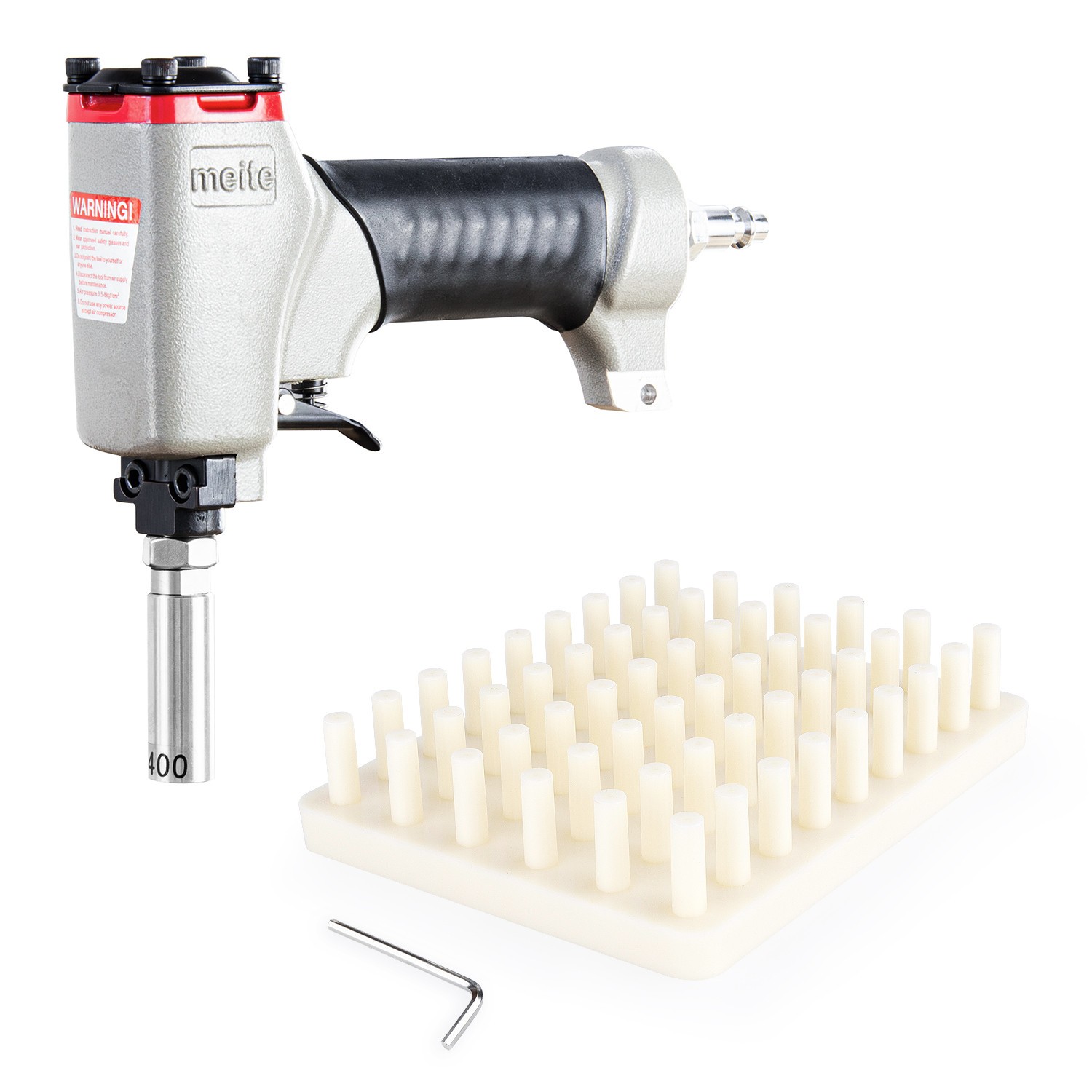 meite 1400 Pneumatic Decorative Nail Gun for Upholstery Sofa Leather Furniture
