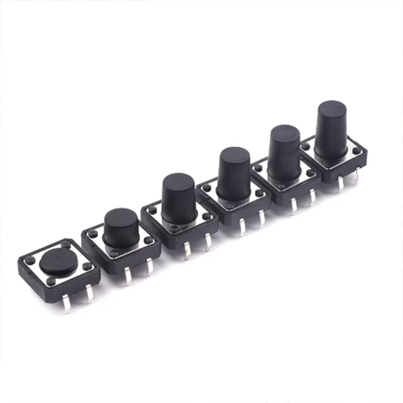 Momentary Tactile Switch SPST Push Button Miniature Micro PCB Mounted 12*12MM