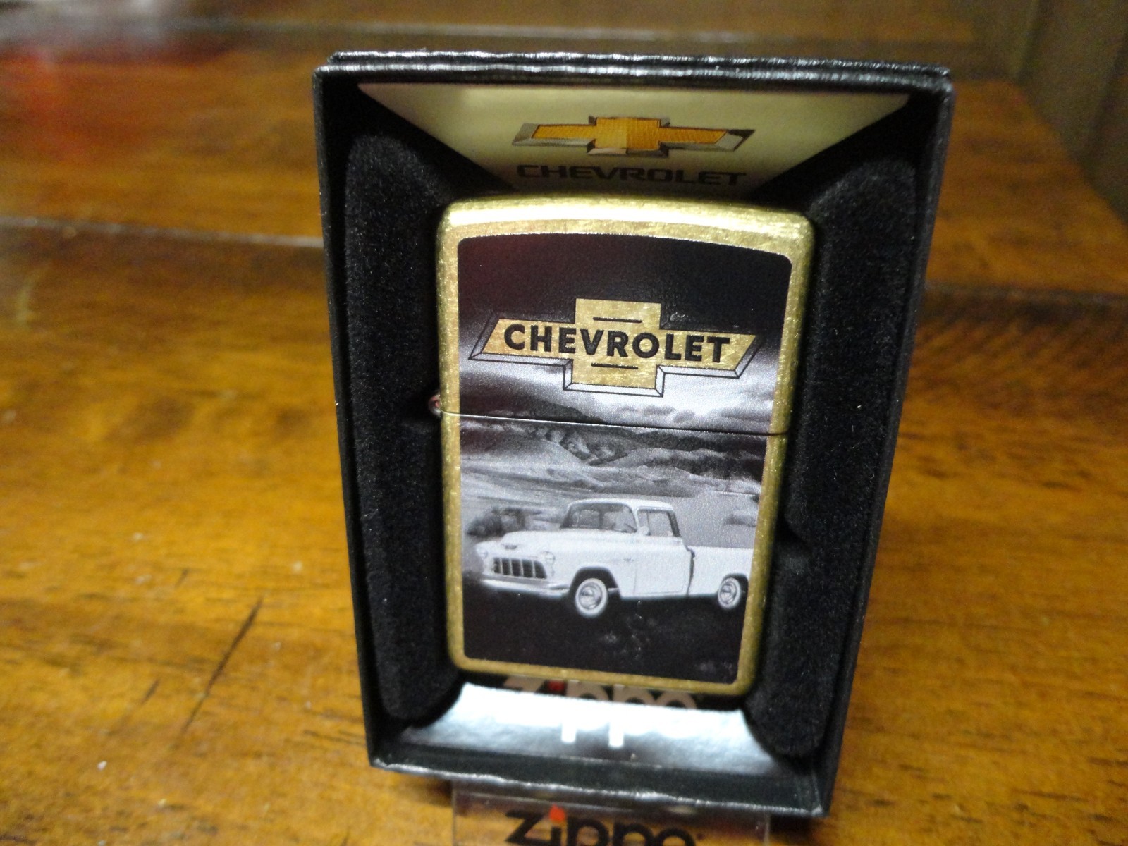 1955 CHEVY CHEVROLET PICKUP ZIPPO LIGHTER MINT IN BOX