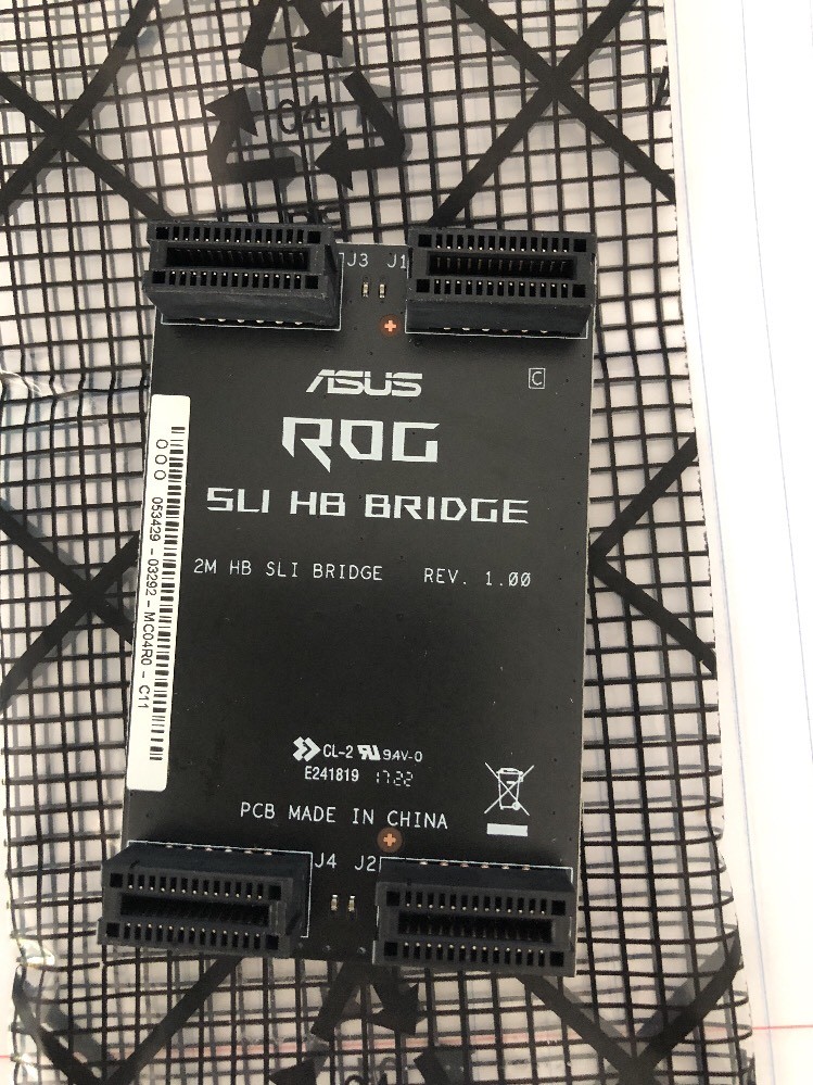 ASUS ROG 2M HB 2-Way SLI Bridge Rev. 1.00 High Bandwidth