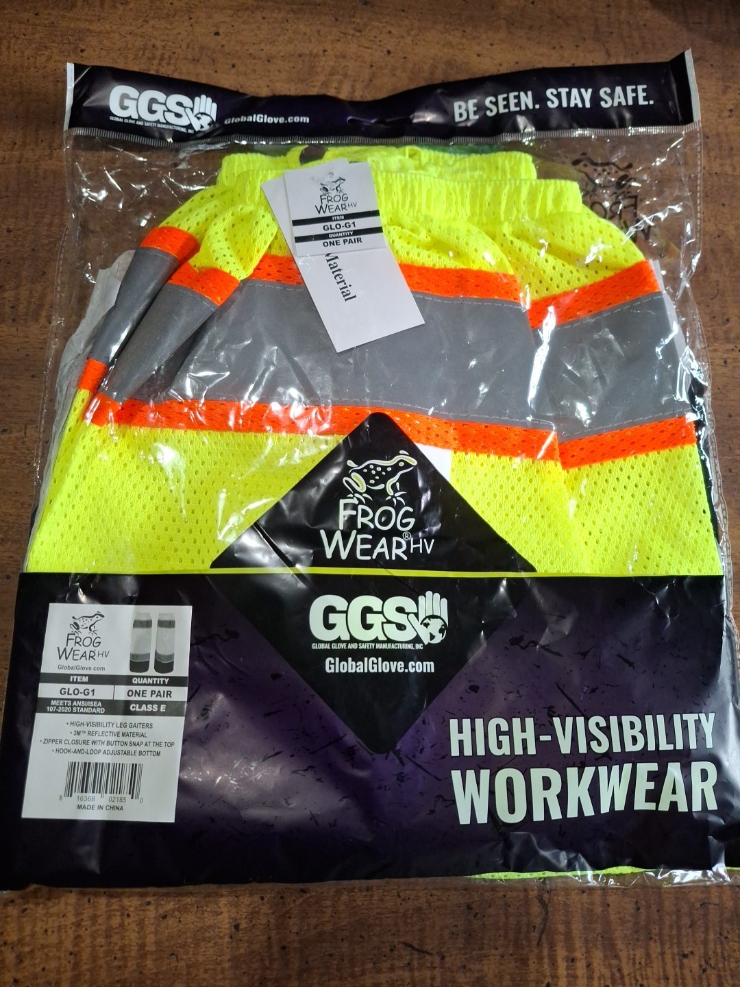 GGS High Visibility Mesh Polyester Gaitors High-visibility Yellow/orange