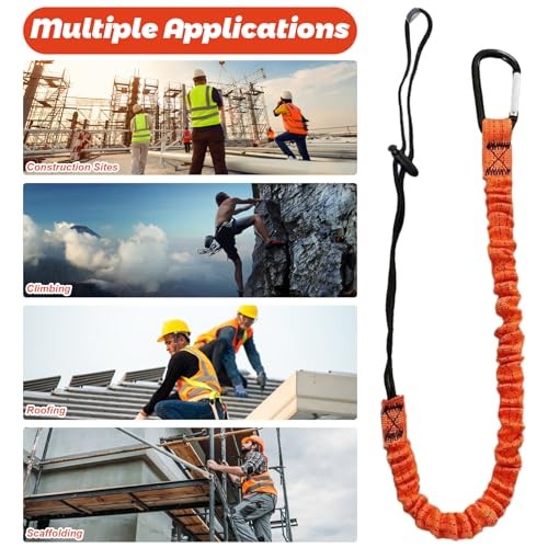 Tool Lanyard with Buckle Strap 5Pcs, 31.5 "-43.3" Extendable Length Tool 5 pack