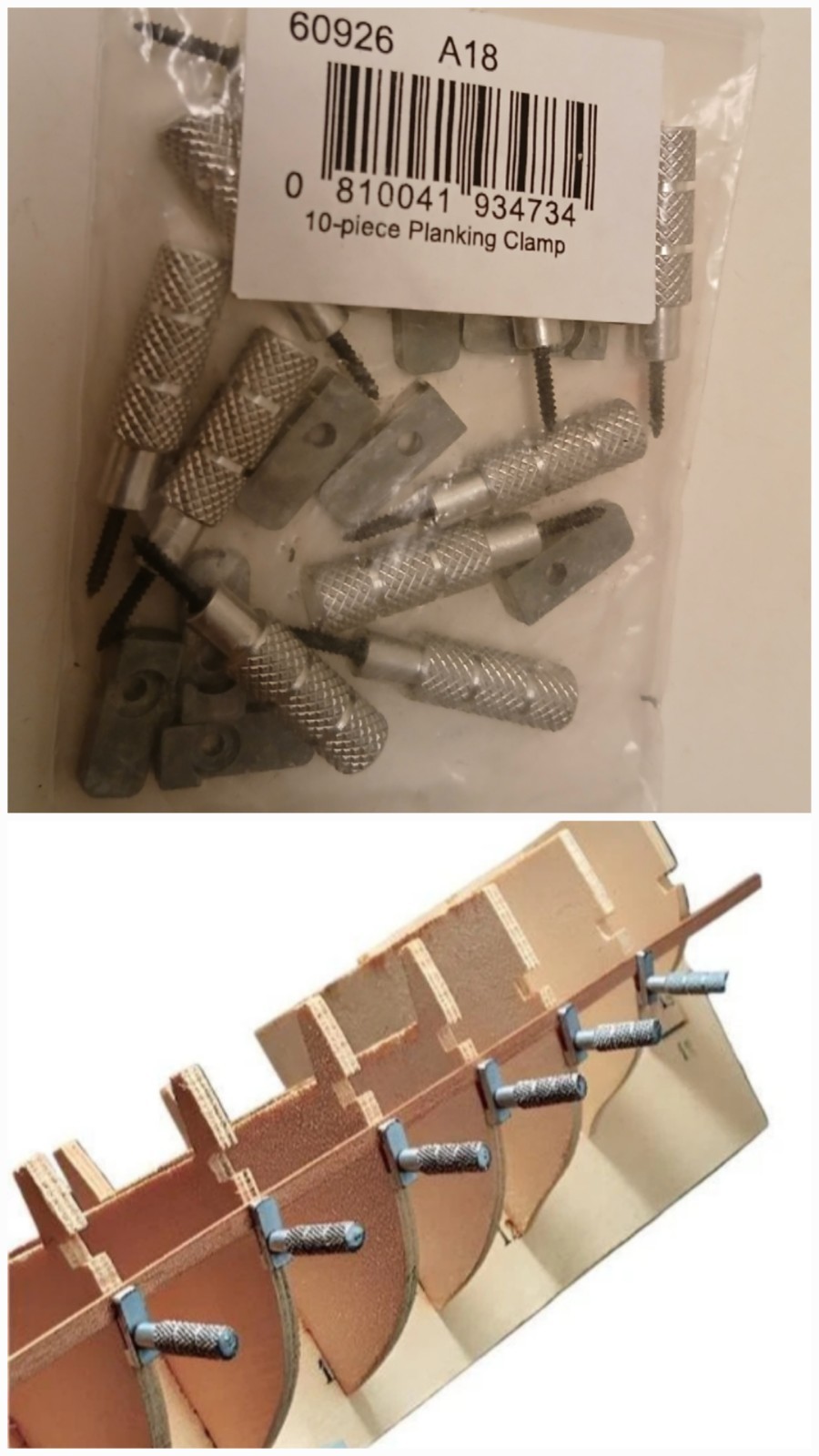 Planking Clamp 10-Piece Set precision ship Building modeling FASTFREESHIPPING