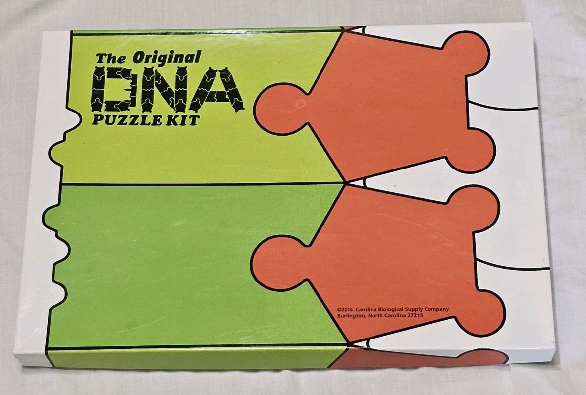 The Original DNA Puzzle Kit Science Homeschool 2014 Carolina Educational Unused