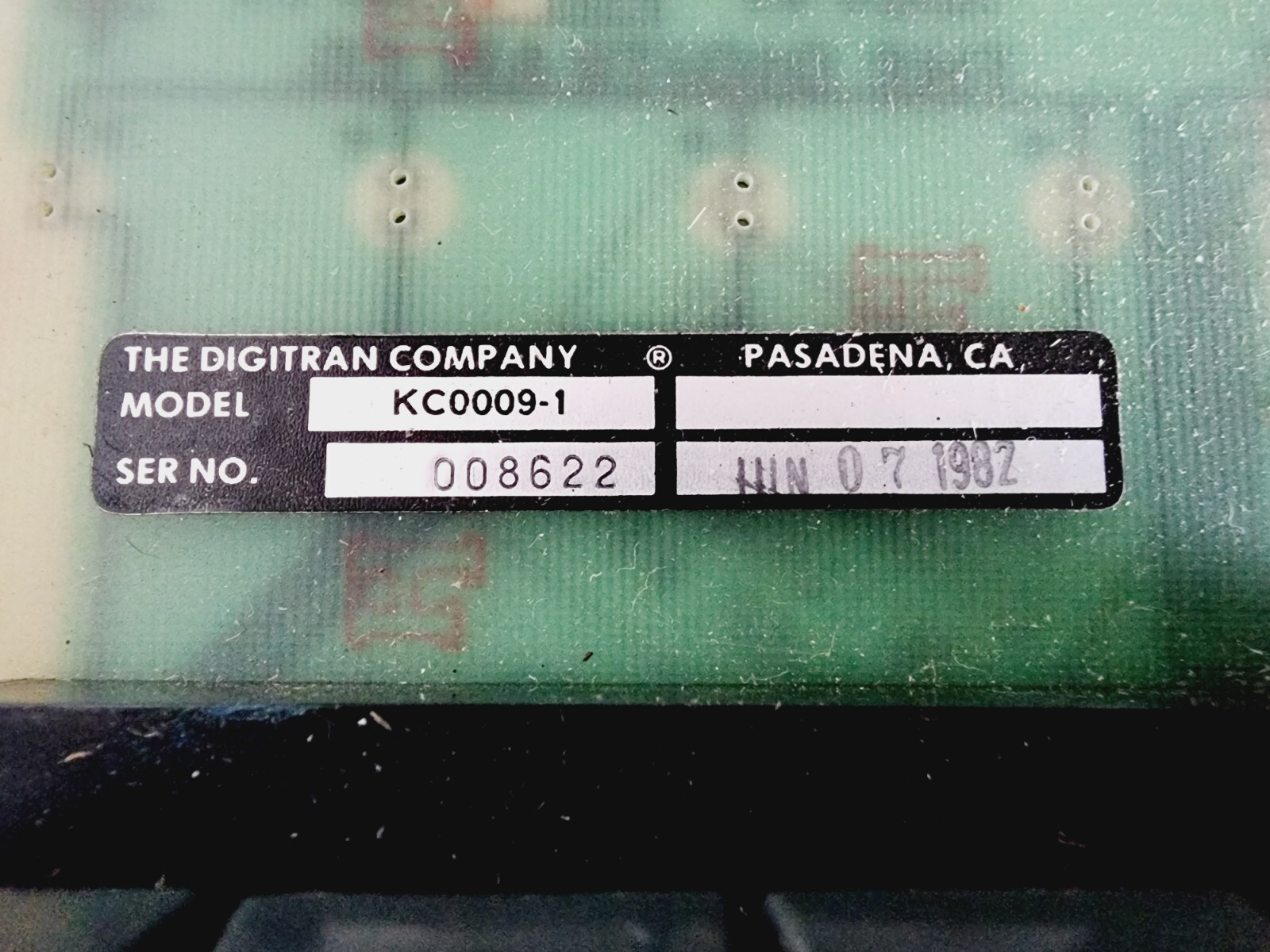 Digitran KC0009-1 Keyboard Input Pad