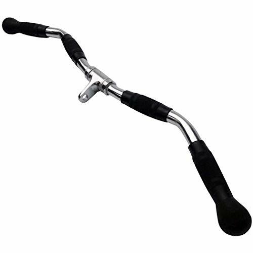 LAT Bar Cable Machine Attachment, Curl Pulldown Bar with Full Rotation and