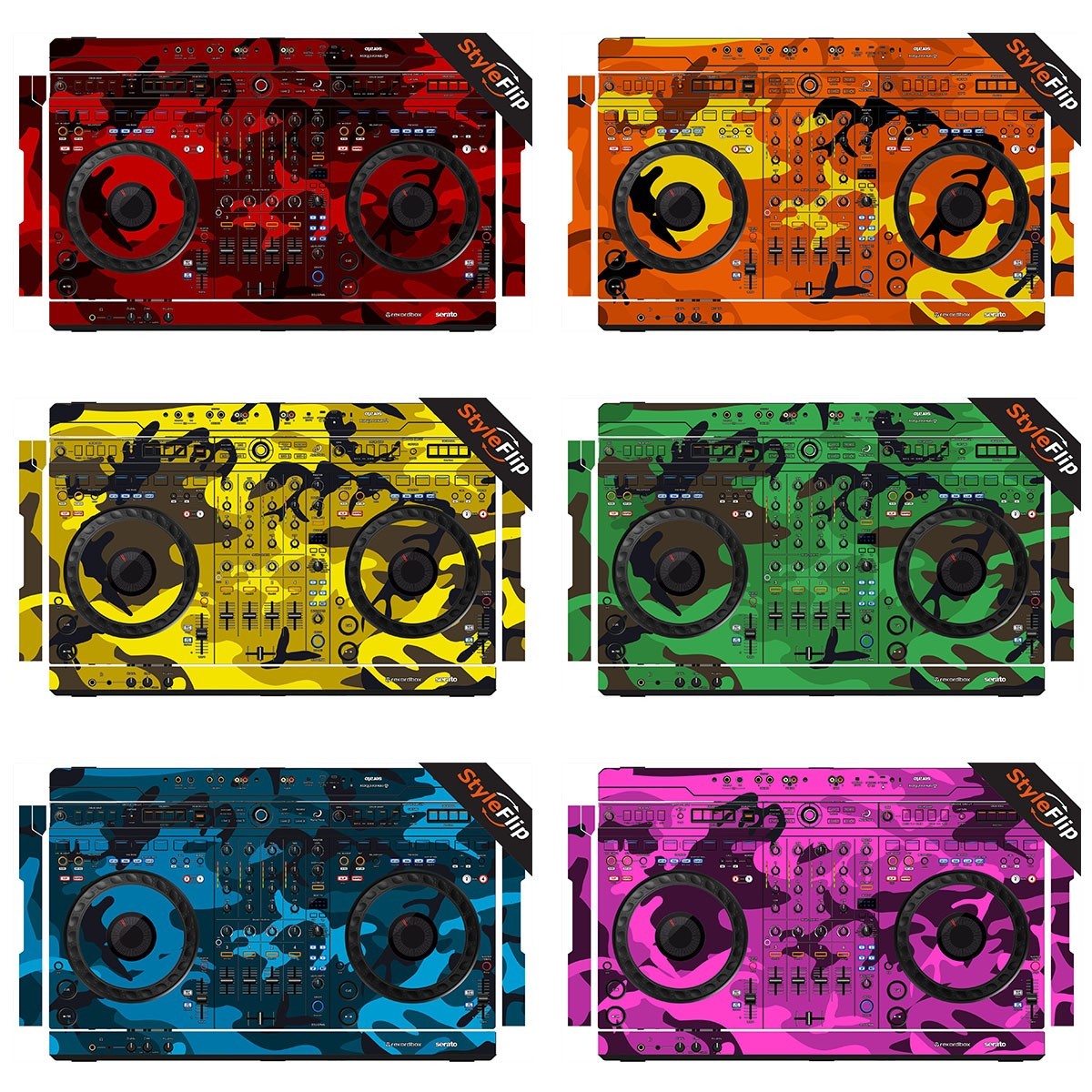 AlphaTheta DDJ-GRV6 Skin | 6 Camo Designs | Protective Decal | StyleFlip