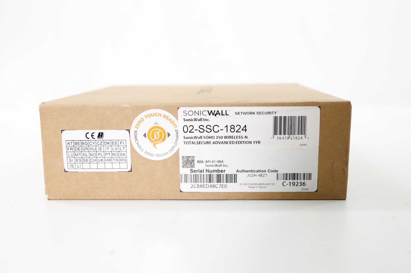 SonicWall SOHO 250 W APL41-0BA - Wireless Network Security - Firewall OPEN BOX