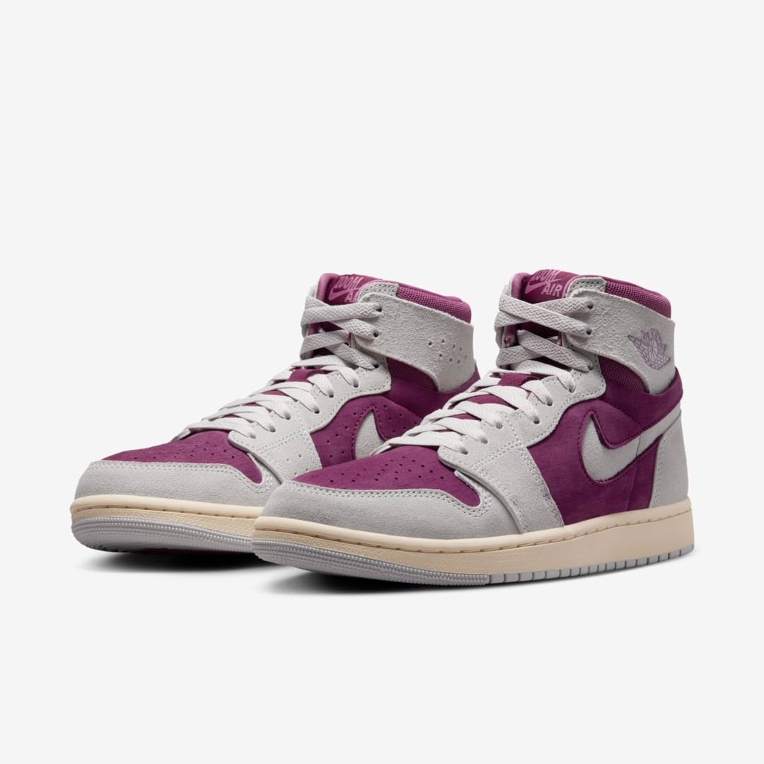 Nike Women Air Jordan 1 CMFT 2 Bordeaux/Grey DV1305-600 (Sizes 8) NEW NO BOX