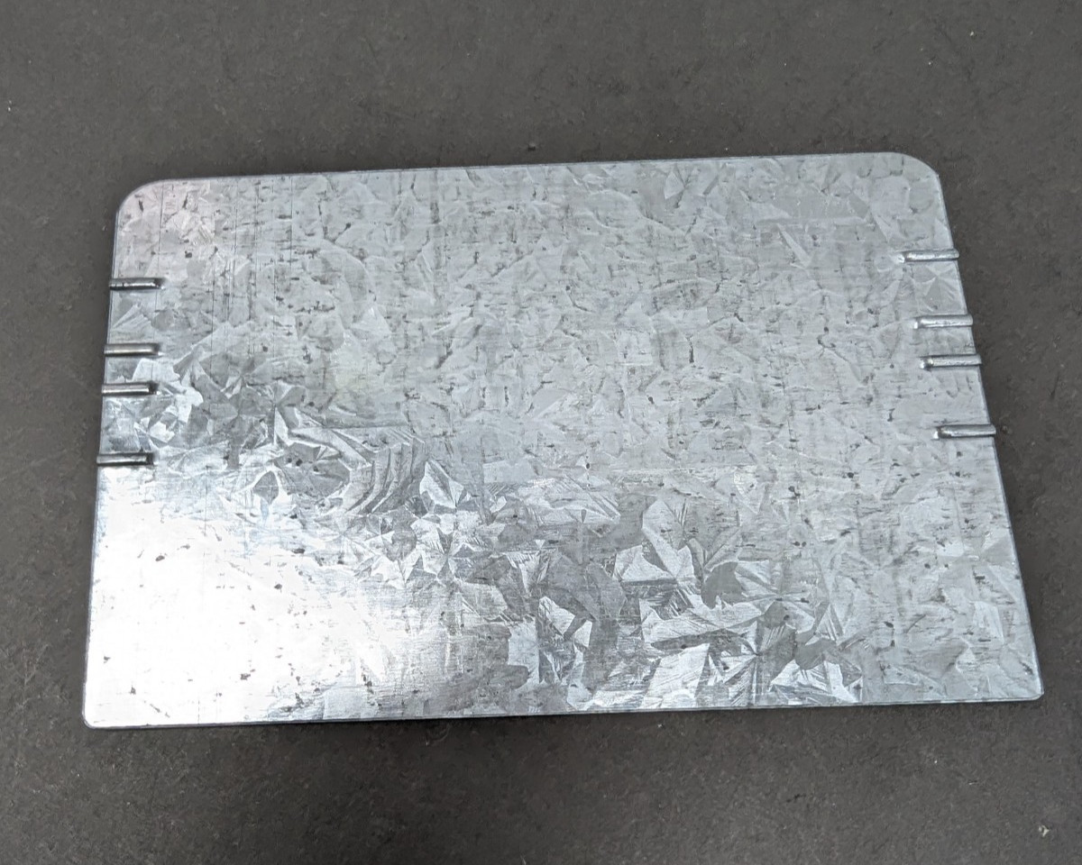 LOT OF 26 Metal Dividers 4.5 x 3 Inch Square Blank Cover