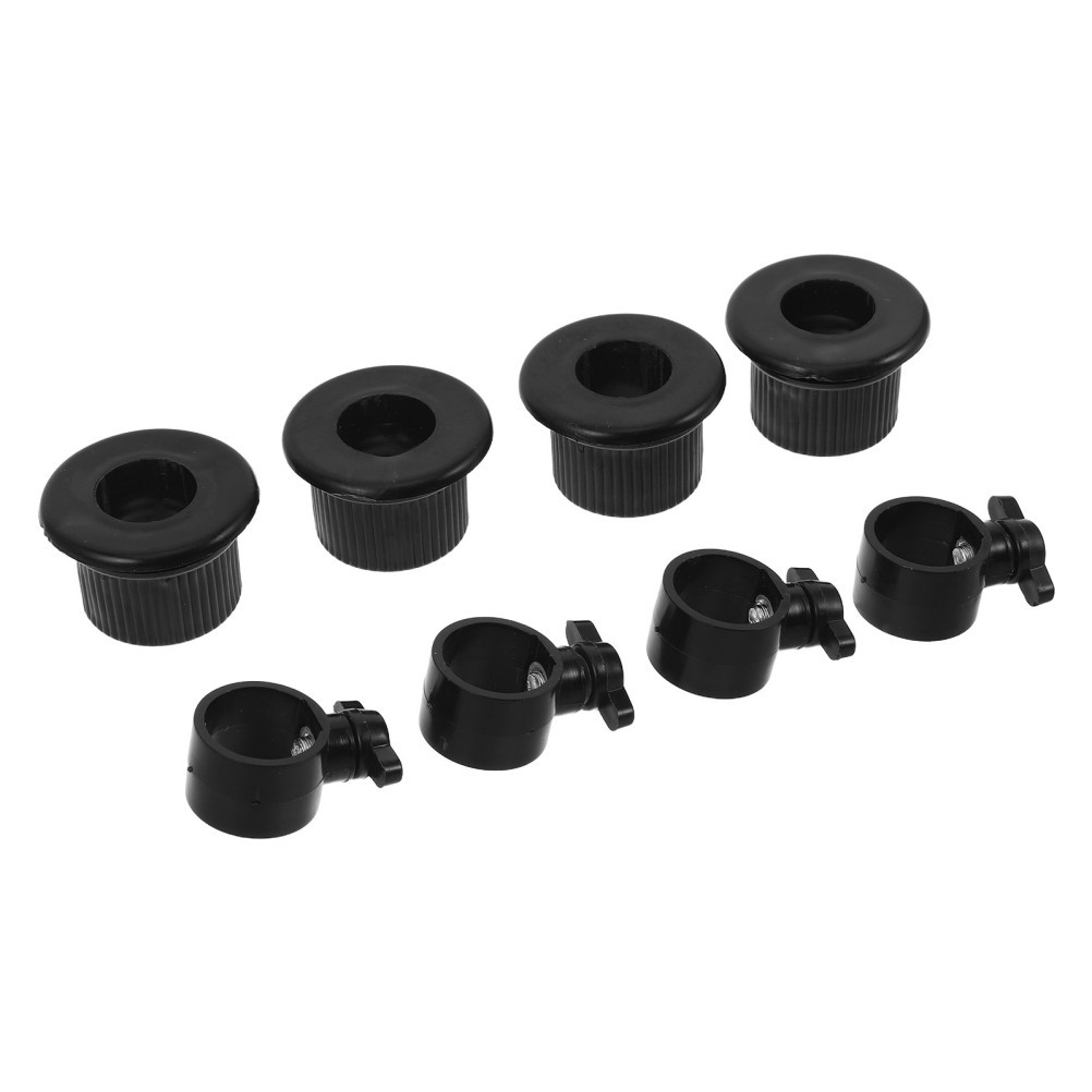 4 Pcs Display Jewelry Rack Fitting Rotating Plastic Threaded Accessory