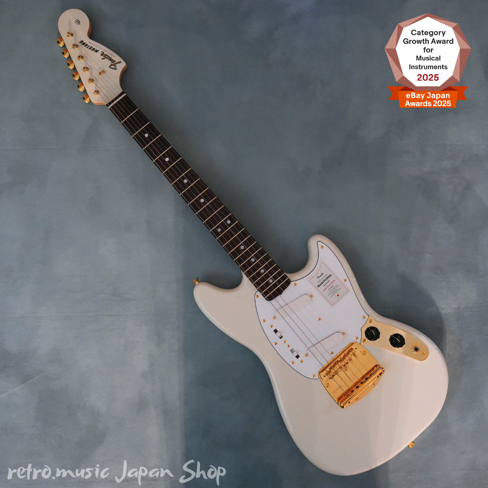 Fender Made in Japan Traditional 2025 Collection 60s Mustang White Pearl