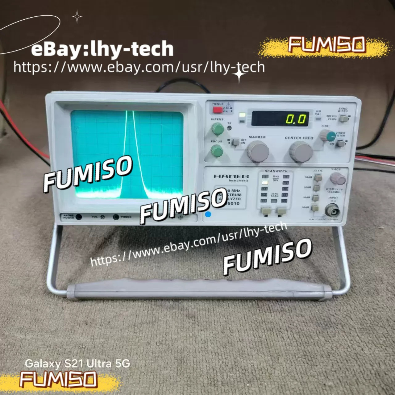 HAMEG HM-5010 1000mhz 0.15MHz-1050MHz Spectrum Analyzer&lhy