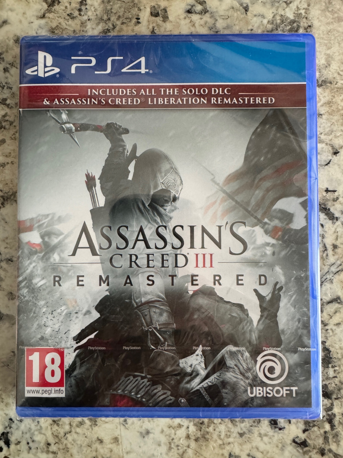 Assassins Creed III Remastered with Liberation PS4 Brand New Factory Sealed
