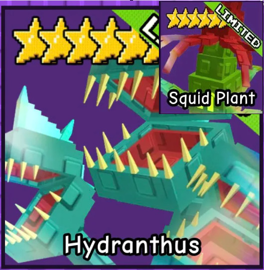 BUNDLE HYDRANTHUS + SQUID PLANT - GARDEN TOWER DEFENSE