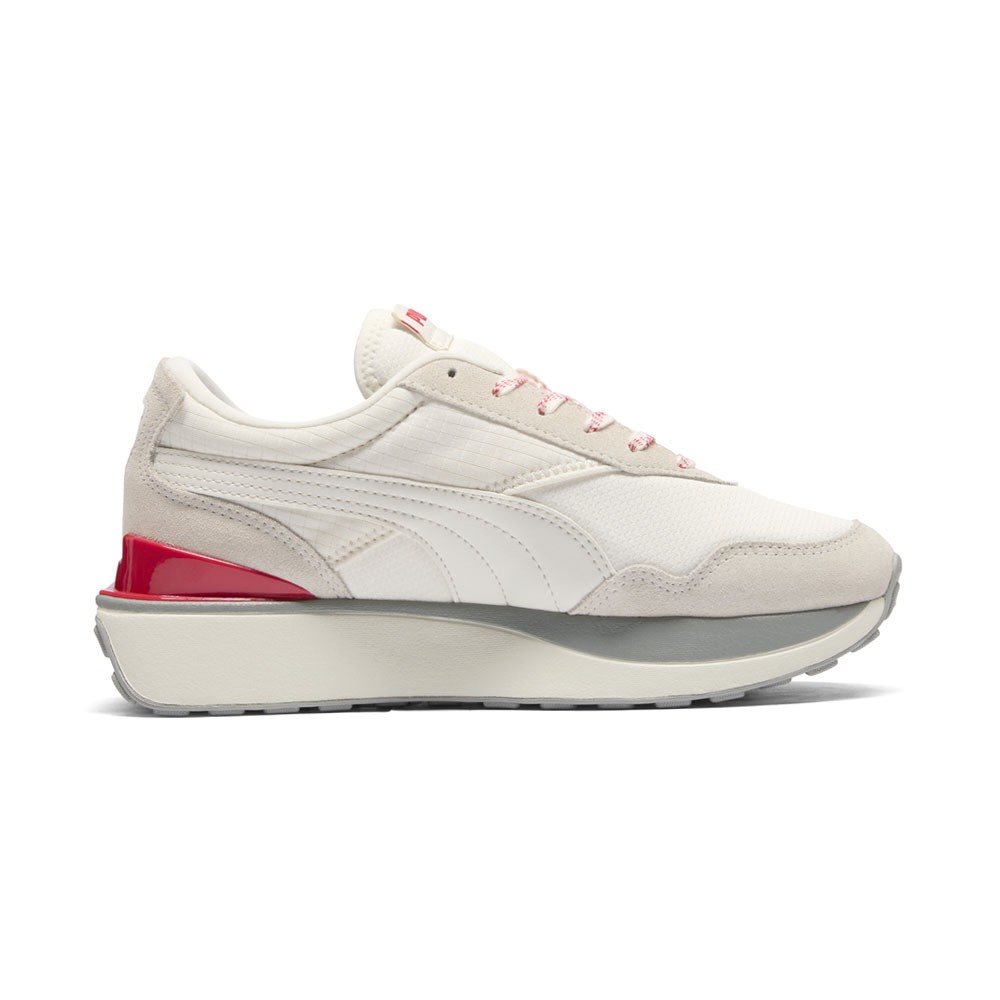PUMA Cruise Rider Apres Lace Up Womens White Sneakers Casual Shoes 39914001