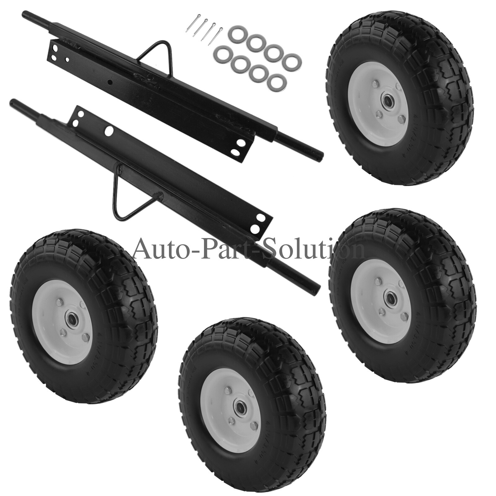 Wheel Kit for Honda Generator EU3000is Solid Never Flat Tires All Terrain