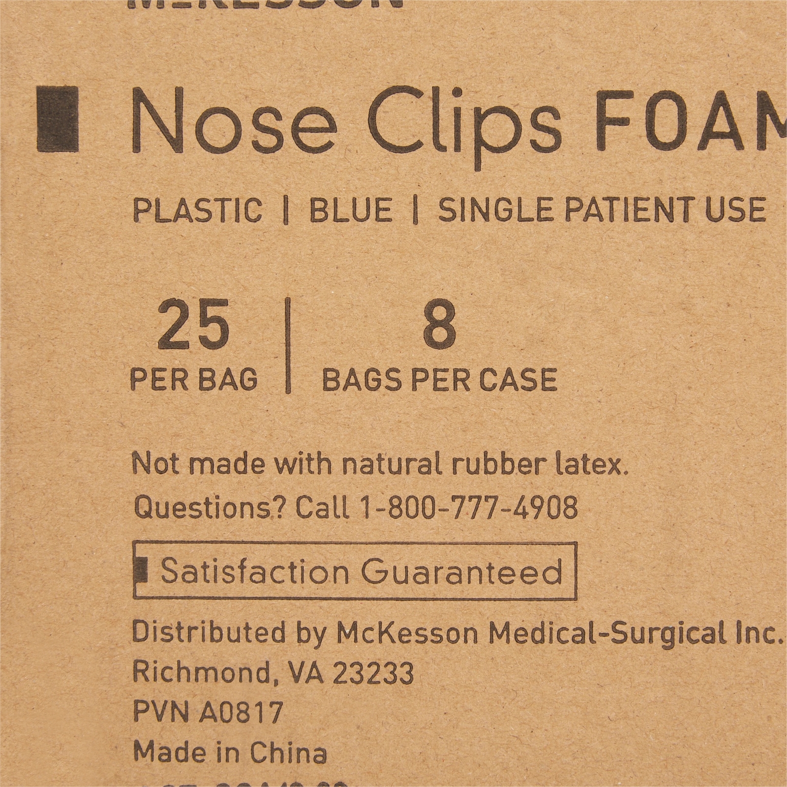 McKesson Nose Clip For Spirometer 16-MCKNC 200 Ct