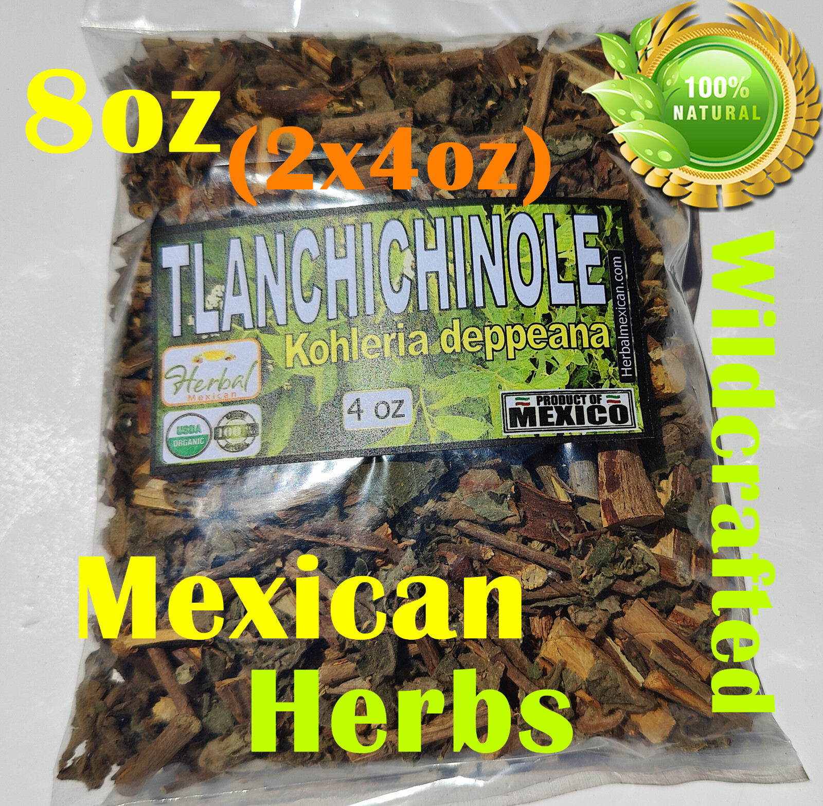 Tlachichinole  tochomitillo tlachínole Moussonia deppeana 8oz Tlanchinol