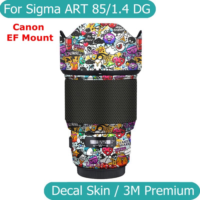 For Sigma ART 85mm F1.4 DG HSM Decal Skin Vinyl Wrap Film Camera Lens Sticker