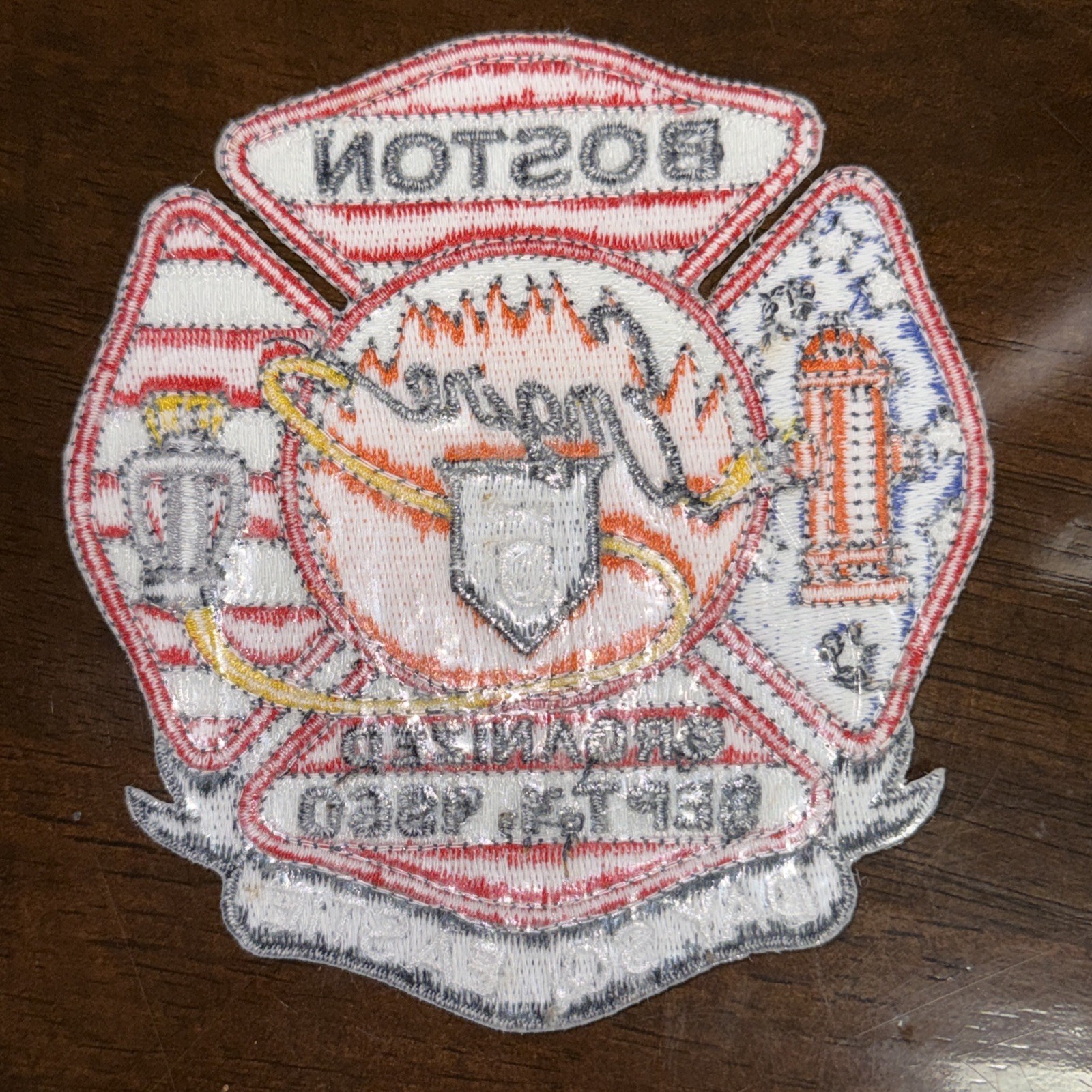 Boston Engine 5 Day Square Eastie Est 1860 - NEW Fire Patch BFD