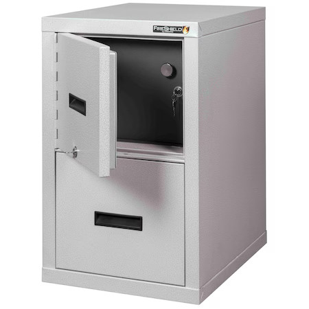 Fireking 2S1822-Ddssf 2 Drawer Fire-Resistant Vertical File Cabinet With Safe,