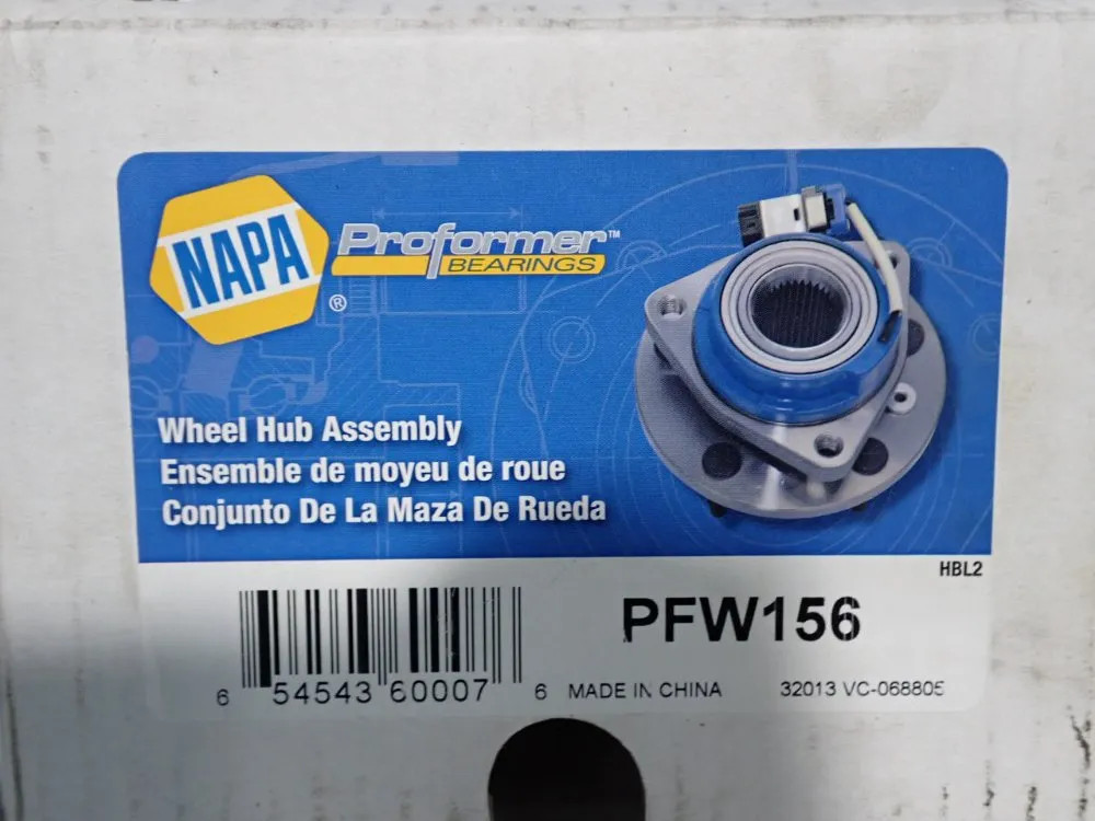 NAPA WHEEL HUB ASSEMBLY PFW156