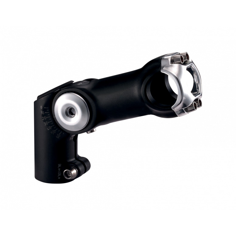 System Ex Stem Adj W/Raiser 31.8 Black 100Mm