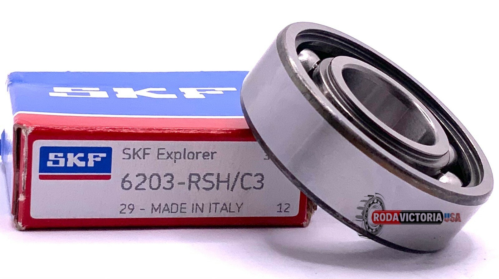 SKF 6203 RSH C3 DEEP GROOVE BALL BEARING, ONE SEAL 6203 RS 17x40x12mm