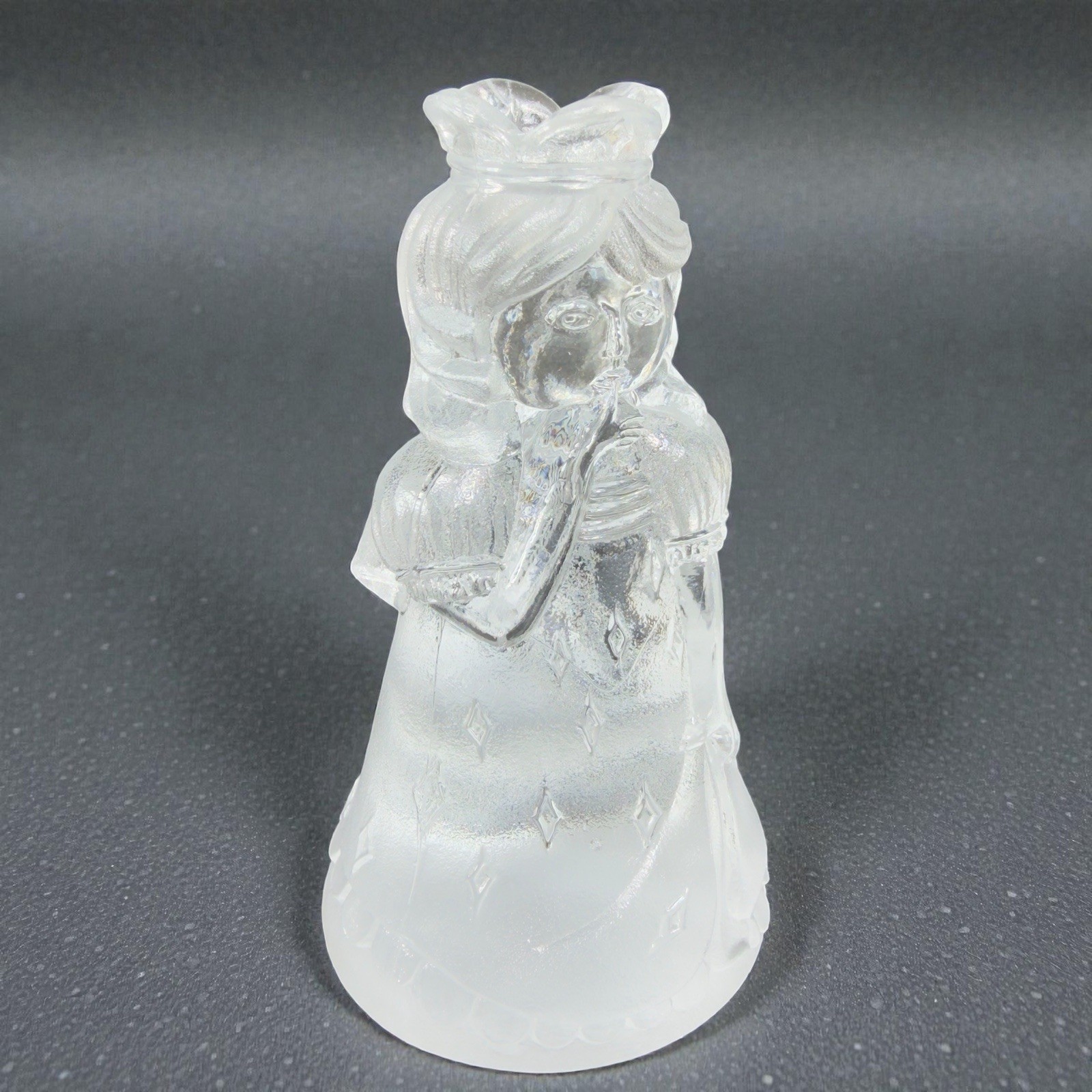 Vintage Princess House Glass Queen of Diamonds Glass Figurine Clear Crystal VTG