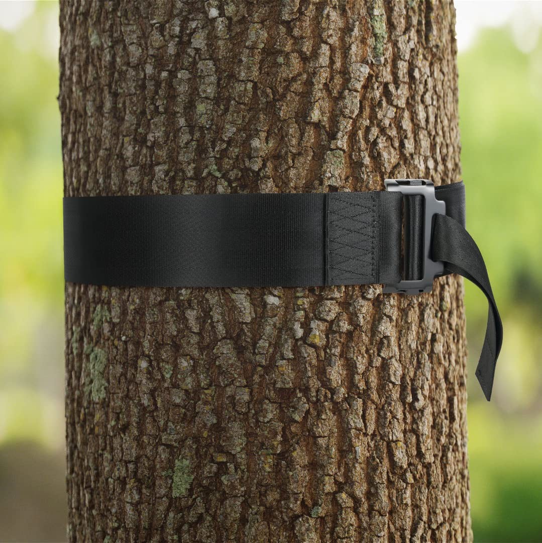 LUCKY CLOVER Safety Harness Tree Strap, Quick-Connect Stitched Nylon Tree Str...