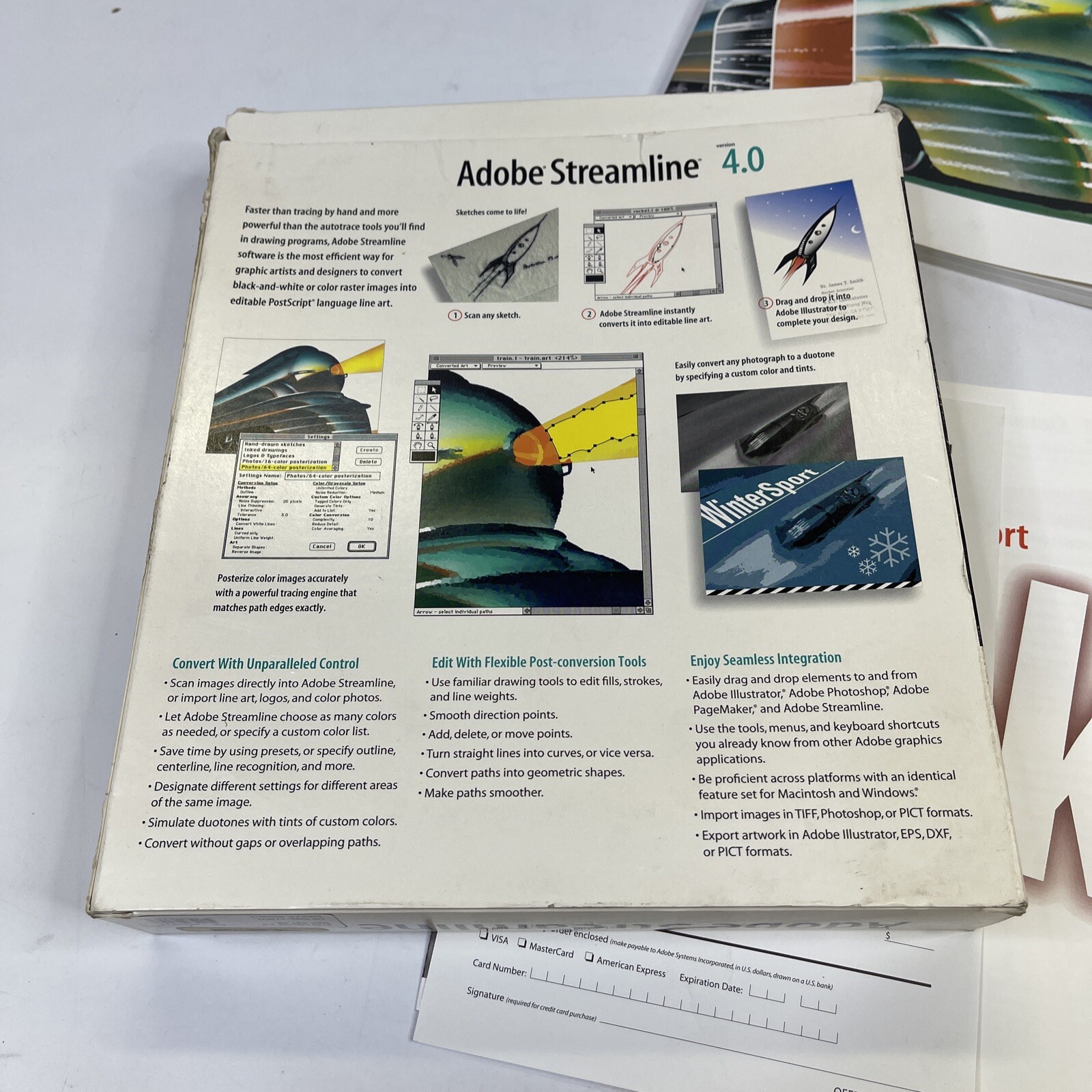 ADOBE STREAMLINE 4.0 FOR MAC CD & USER GUIDE