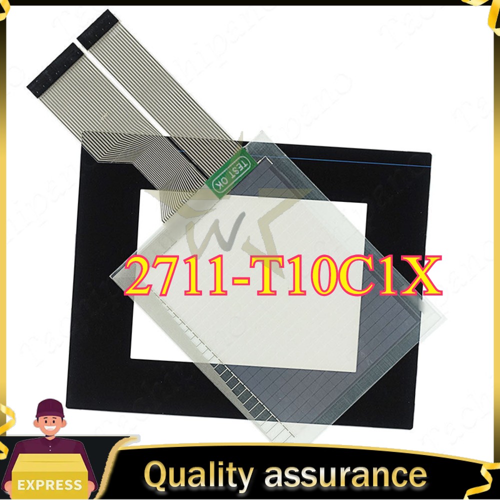New for 2711-T10C1X 2711-T10C1L1 PanelView with Overlay 2711-T10C1 Touch Screen#
