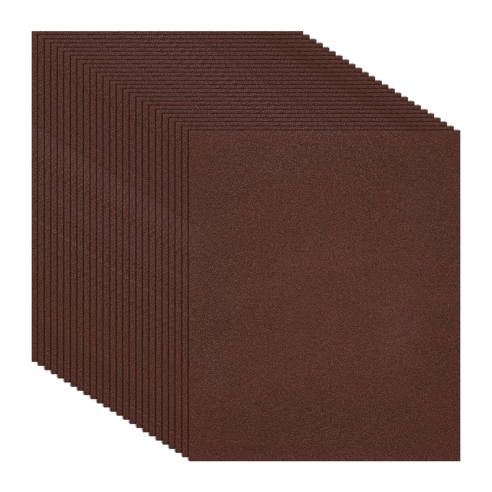 25 Pack 9" x 11" Sandpaper, 120 Grit Sand Paper for Wood Furniture Floor