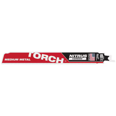 Milwaukee Tool 48-00-6252 9 In X 10 Tpi Reciprocating Saw Blade, 1 Pk