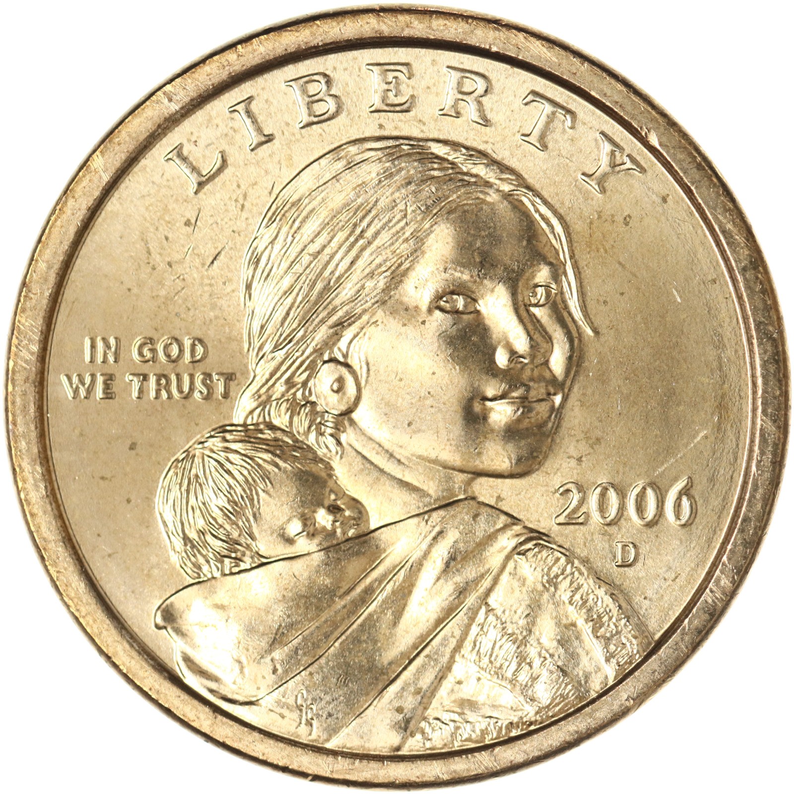 2006 D Native American Sacagawea Dollar BU