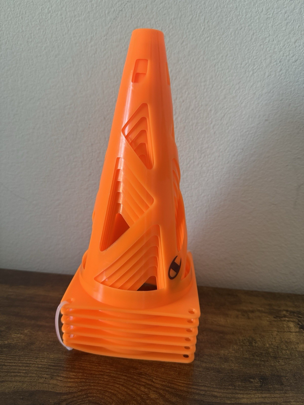 Champion Agility Cones 6 Pack Orange 9 in Training Cones Model 12-1663