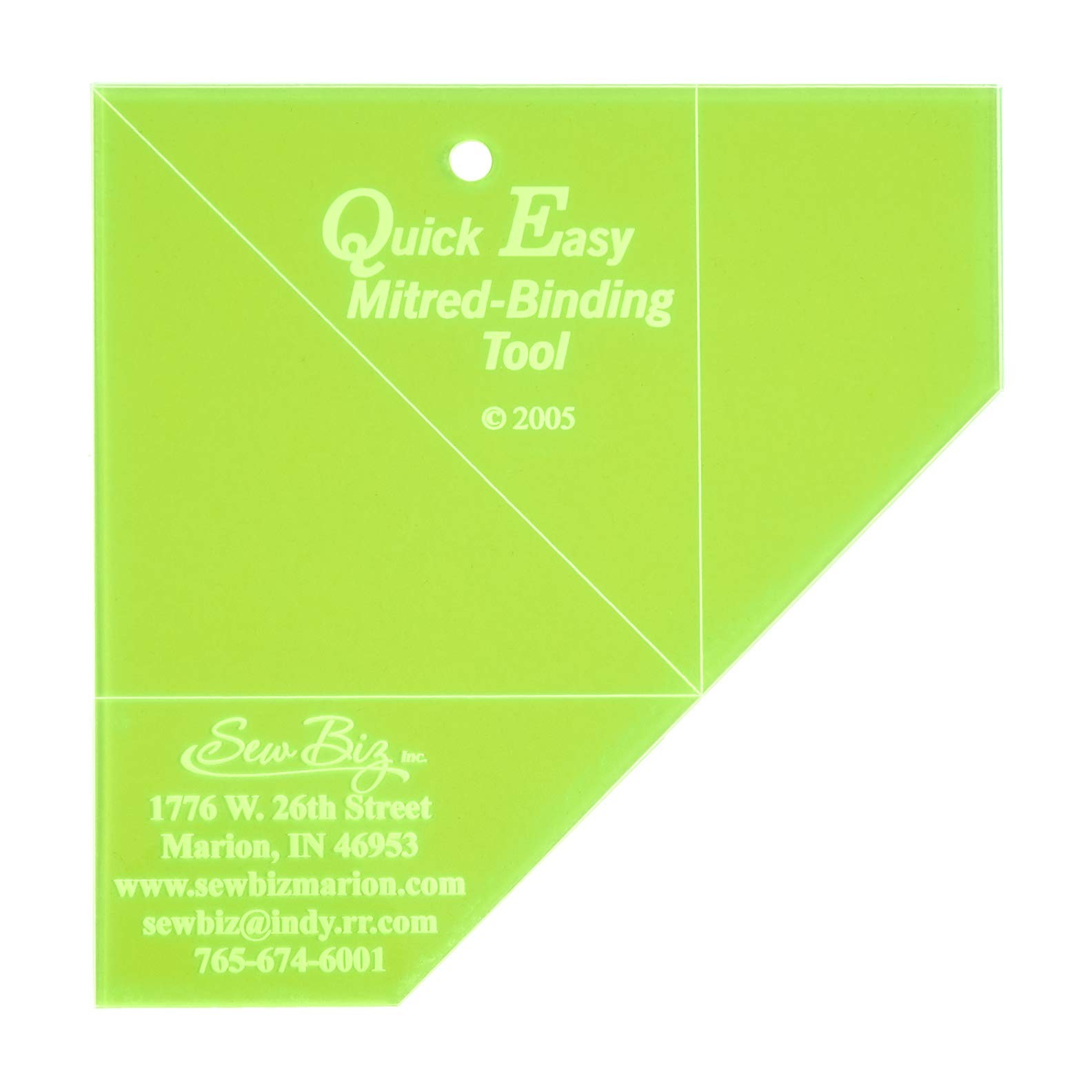 Quick Easy Miter Binding Tool