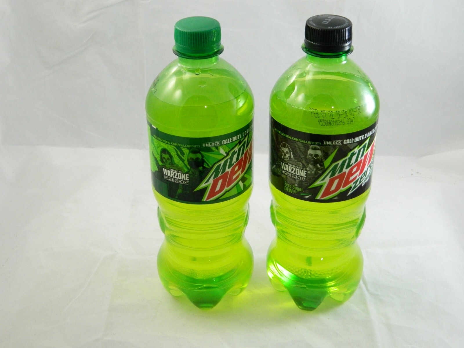 2021 Mountain Dew Zero Call Of Duty Warzone Full 20 Oz Bottle MTN