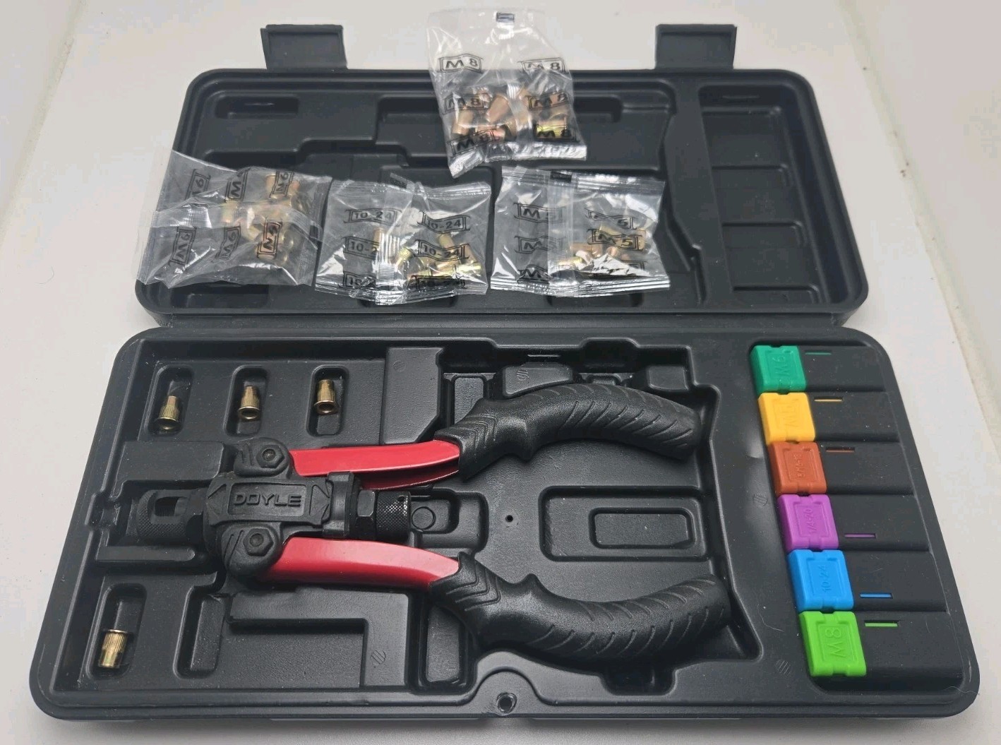 DOYLE 10” Professional Rivet Nut Setter SAE & Metric Kit 58078