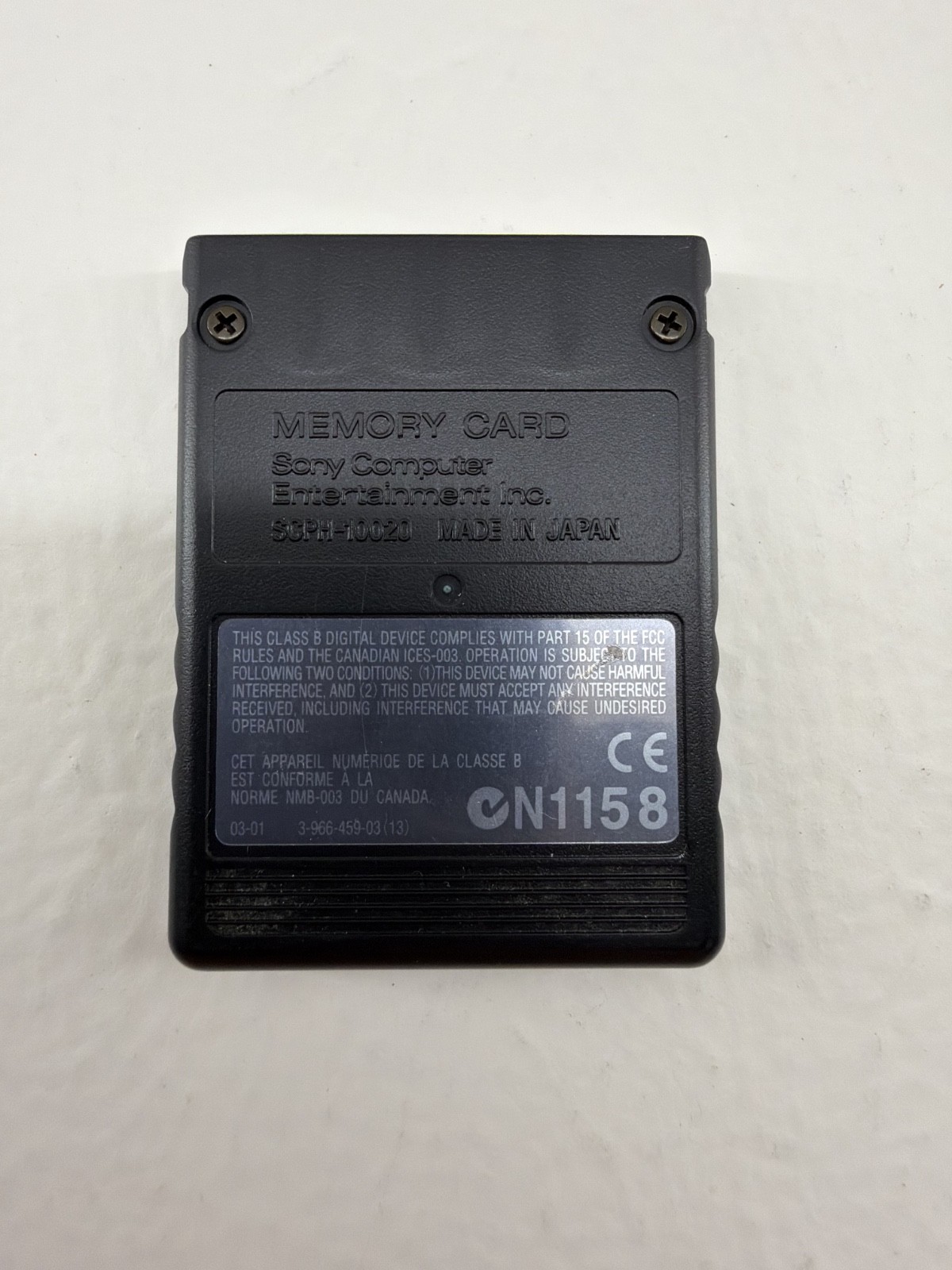 PS2 Memory Card PlayStation 2 - Black, Same Day Shipping!