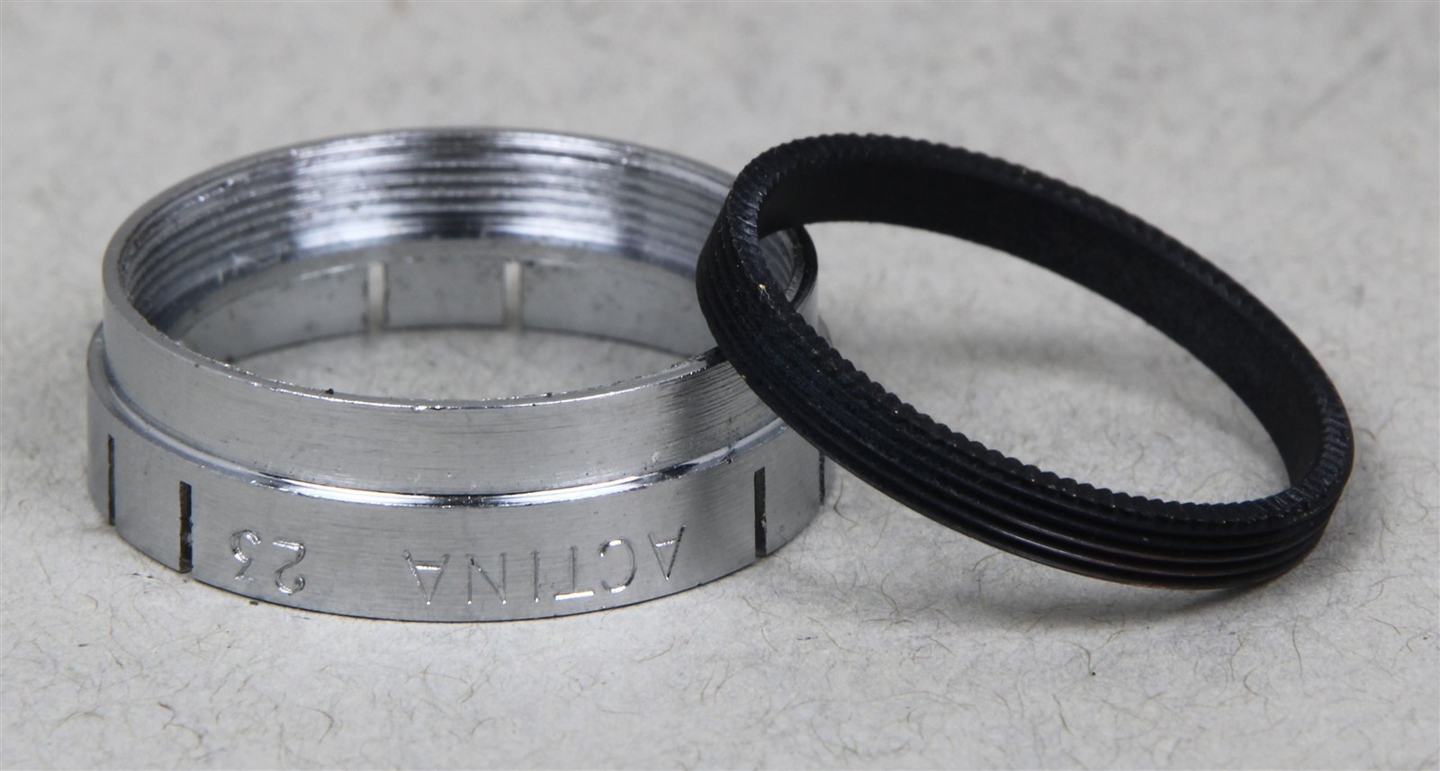 23mm Push-On ACTINA Filter Holder/Adapter Ring (holds 22mm Diam. Glass Filter)