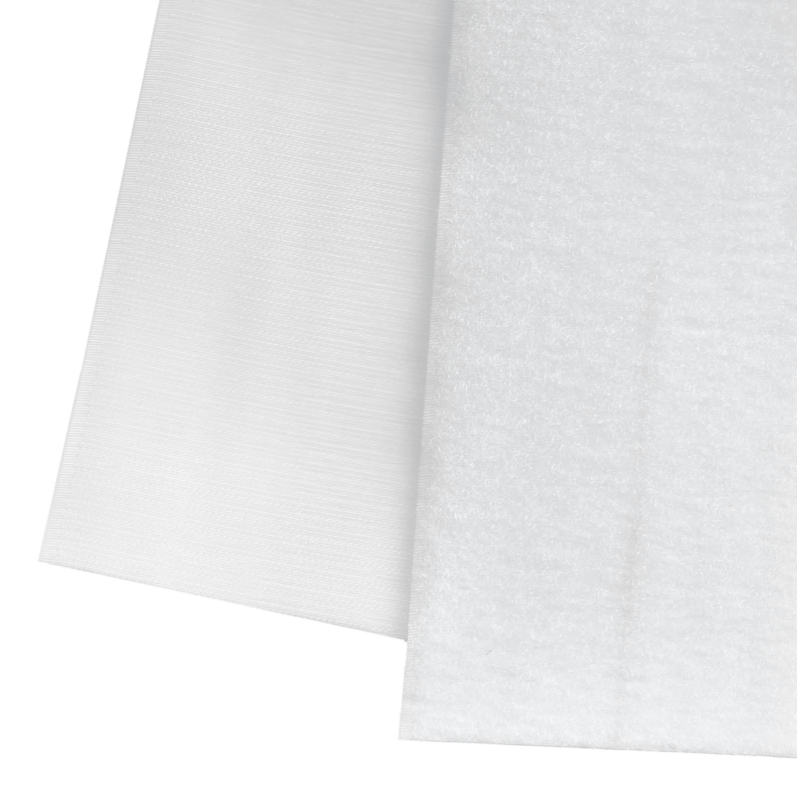 WHITE Sew On Hook and Loop Set fastener tape ~ 6" x 5 Yards SHIPS FROM the USA