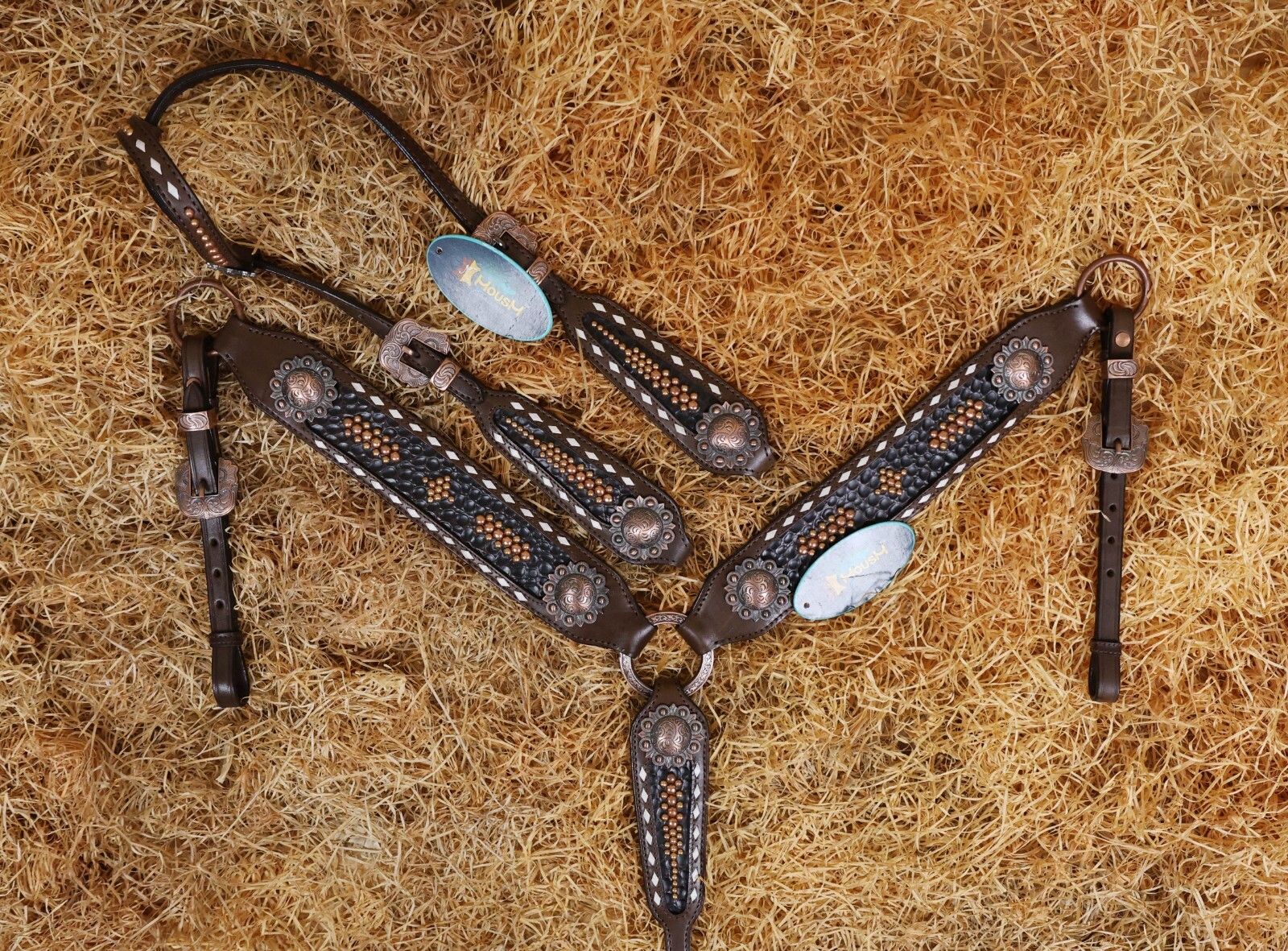 Headstall & Breast Collar Tack Set for Horse